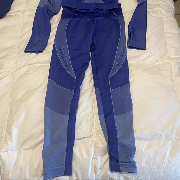 Gymshark turbo seamless crop top and legging set - Picture 3 of 6